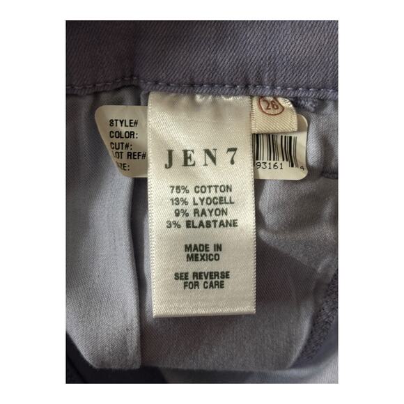 Jen7 by 7 for All Mankind Capri w/ Side Slits purple plus size 26 - Picture 5 of 6